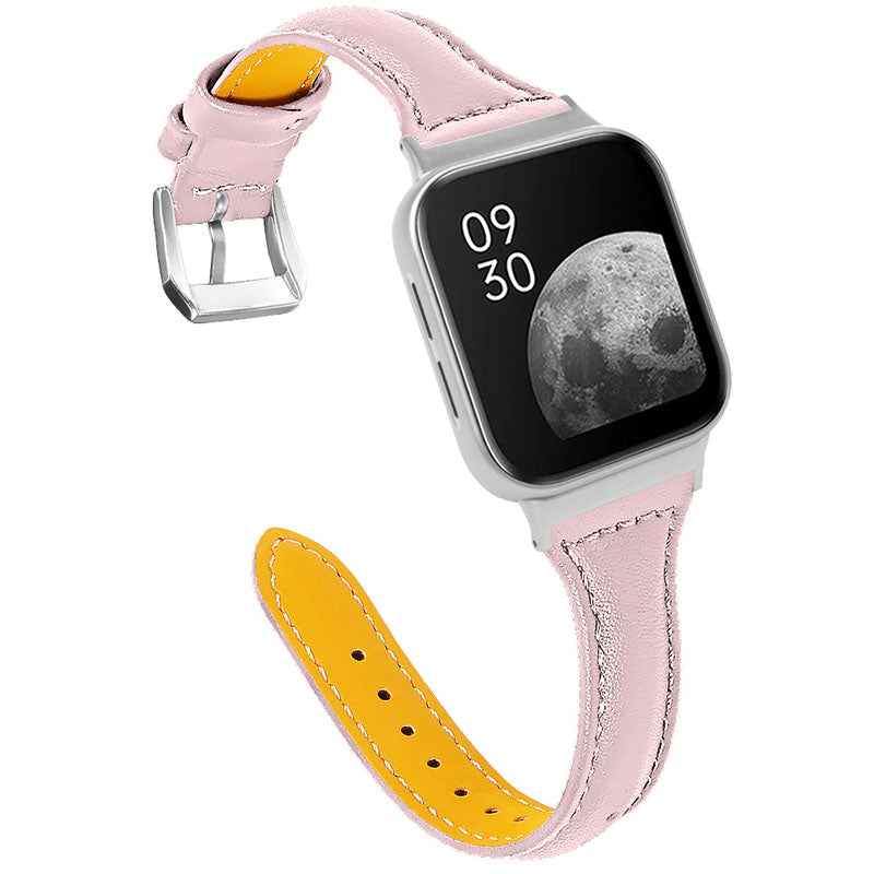 Quick Release Watch Band Top Grain Cowhide Genuine Leather Watch Strap for Oppo Watch 41mm Quick Release Watch Band Top Grain Cowhide Genuine Leather Watch Strap for Oppo Watch 41mm